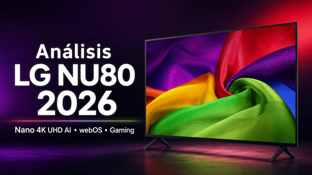 Análisis LG NU80 2026: televisor Nano 4K económico, características y&nbsp;opiniones