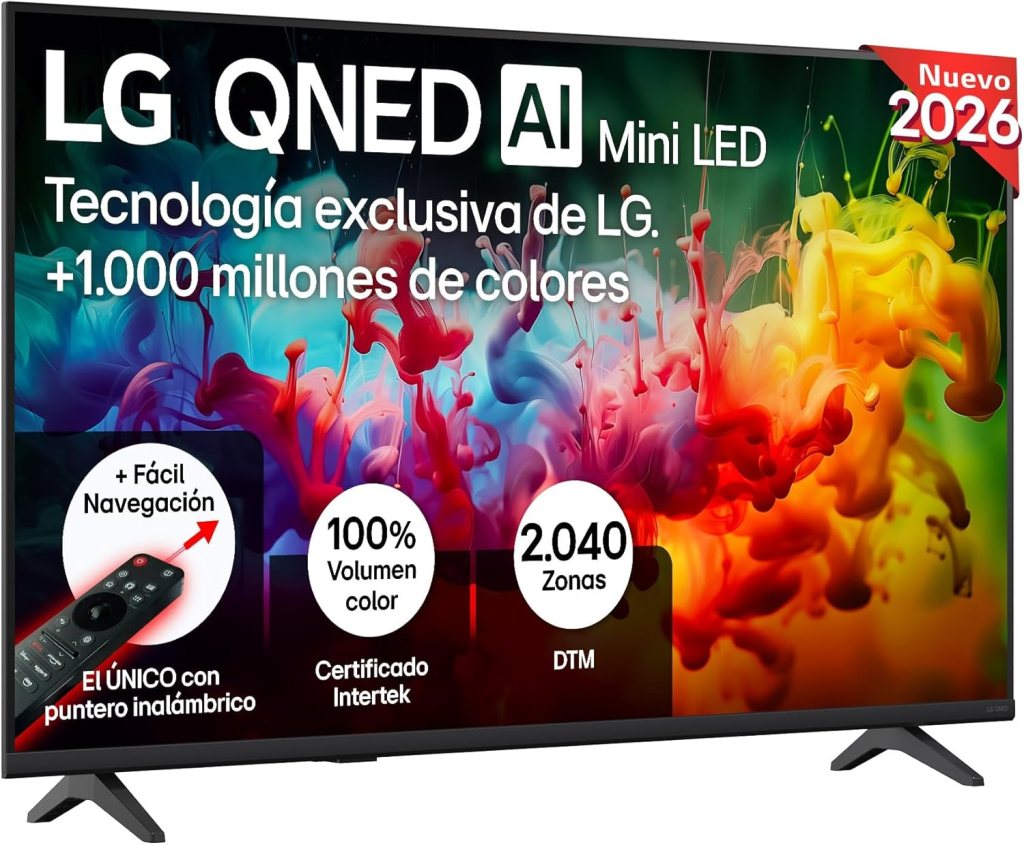 Análisis LG QNED70B6C: MiniLED, webOS 26 y una Smart TV muy completa para cine, series y uso&nbsp;diario