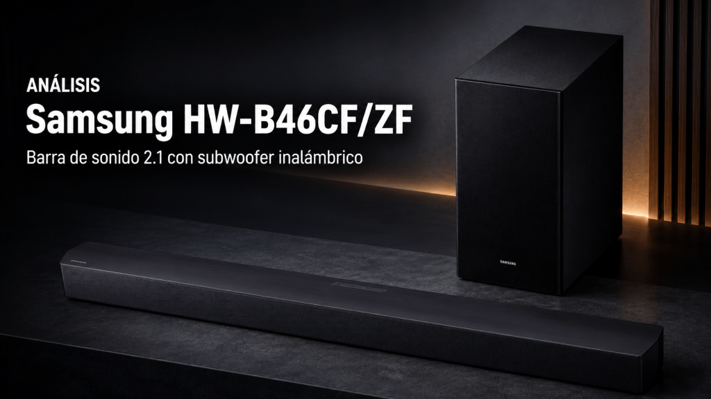 Análisis Samsung HW-B46CF/ZF: opiniones de esta barra 2.1 con subwoofer&nbsp;inalámbrico